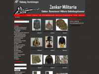 zenker-militaria.de Webseite Vorschau