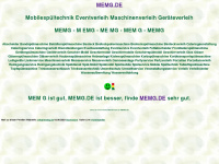 memg.de Webseite Vorschau