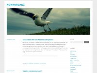 konkordanz.wordpress.com Webseite Vorschau