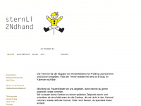 sternlisecondhand.ch Webseite Vorschau