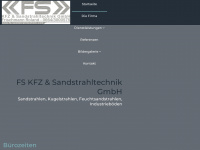 fs-sandstrahltechnik.com Webseite Vorschau