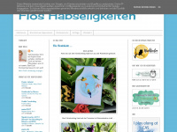 flos-habseligkeiten.blogspot.com Webseite Vorschau