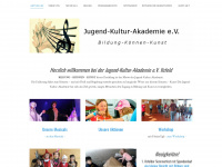 jugend-kultur-akademie.de Webseite Vorschau