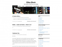 elliesblock.wordpress.com Webseite Vorschau