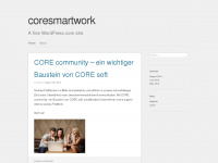 coresmartwork.wordpress.com Webseite Vorschau