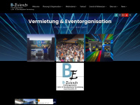 b-events.ch Webseite Vorschau