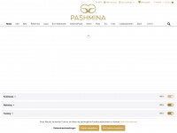 pashmina-original.nl Webseite Vorschau
