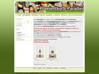 praesentkorb-paradies.de Webseite Vorschau