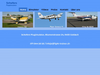 flight-trainer.ch Webseite Vorschau