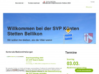 svp-kuenten.ch Webseite Vorschau