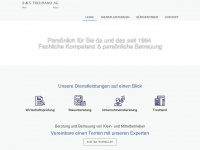 bs-treuhand.ch Webseite Vorschau