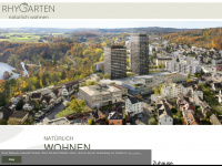 rhygarten.ch Webseite Vorschau