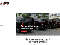 hirnrent.ch Webseite Vorschau