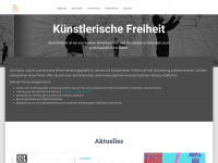 kunstfreiheit.at Webseite Vorschau