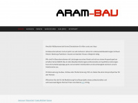 aram-bau.de Webseite Vorschau