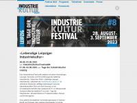 industriekulturtag-leipzig.de Webseite Vorschau