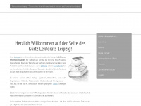 kurtz-lektorat-leipzig.de Webseite Vorschau