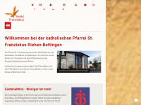 stfranziskus-riehen.ch Webseite Vorschau