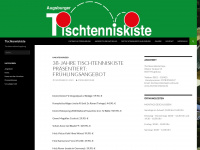 tischtenniskiste.de Webseite Vorschau