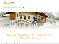poschacherhof.com Webseite Vorschau
