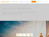 qualiant.com Webseite Vorschau