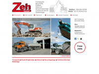 zeh-gmbh.net Webseite Vorschau