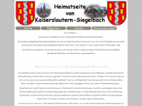 siegelbach.de Webseite Vorschau