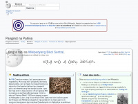 bcl.wikipedia.org Webseite Vorschau