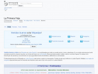 lad.wikipedia.org Webseite Vorschau