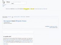 vec.wikipedia.org Webseite Vorschau