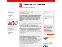 leitsmann-elektro.com Webseite Vorschau