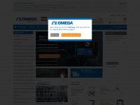 omega.nl Webseite Vorschau