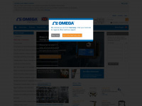 omega.co.uk Webseite Vorschau