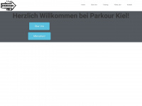 parkour-kiel.de Webseite Vorschau