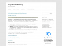 integrative-medizin-blog.de Webseite Vorschau