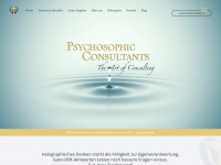 psychosophics.de Webseite Vorschau