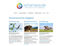 schamane.de Webseite Vorschau