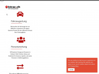 ktrac.ch Webseite Vorschau