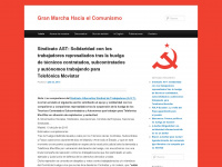 granmarchahaciaelcomunismo.wordpress.com Webseite Vorschau