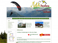 melchboden.at Webseite Vorschau