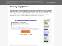 maxiad-werbung.blogspot.com Webseite Vorschau