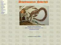 urweltmuseum.com Webseite Vorschau