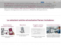 parsecsrl.net Webseite Vorschau