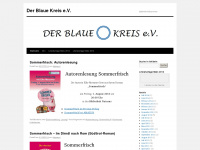 derblauekreis.wordpress.com Webseite Vorschau