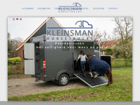 kleinsman-horsetrucks.com Webseite Vorschau