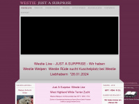 westie-justasurprise.de Webseite Vorschau