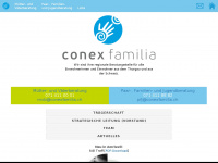 conexfamilia.ch Webseite Vorschau