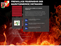 feuerwehr-dietmanns.at Webseite Vorschau