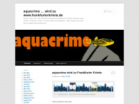aquacrime.wordpress.com Webseite Vorschau