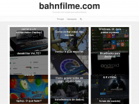 bahnfilme.com Webseite Vorschau